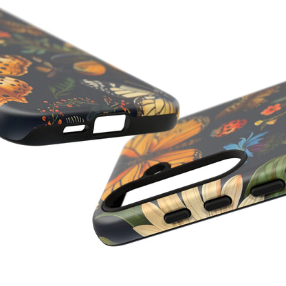 Nature-Inspired Phone Case | Floral Butterfly Design, Tough Phone Cover, Gift for Nature Lovers, Cute Butterfly Case, Home Decor