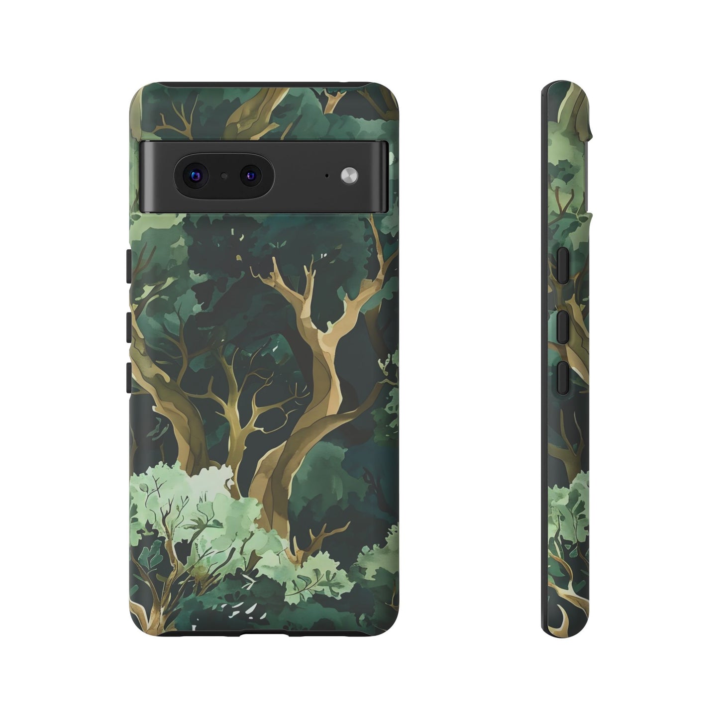 Forest Green Phone Case, Nature-Inspired Tough Cases, Eco-Friendly Gift, Outdoor Lover Accessory, Unique Phone Cover