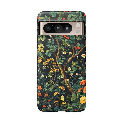 Floral Phone Case - Tough Cases, Colorful Nature Design, Gift for Flower Lovers, Phone Accessory, Unique Cell Phone Cover