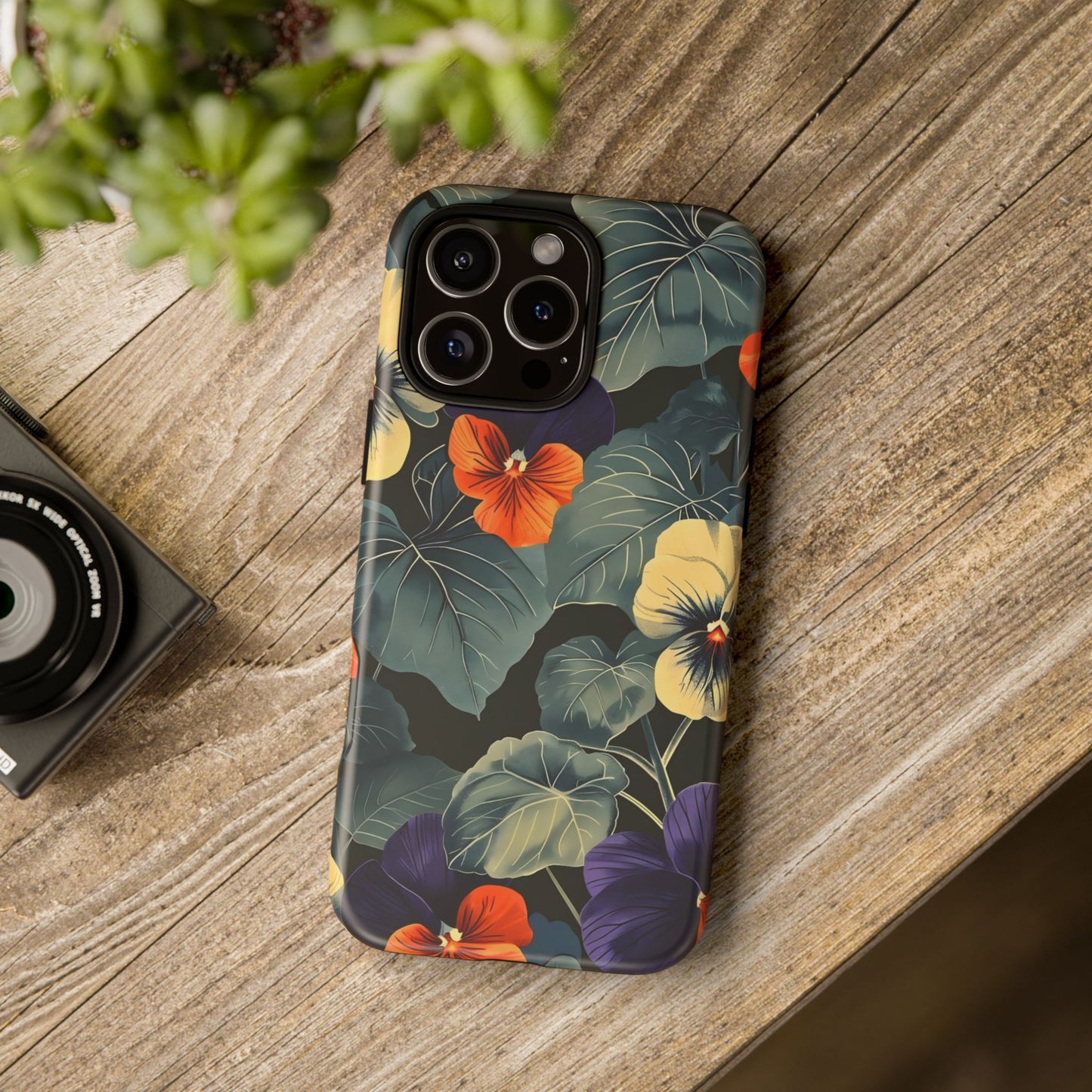 Tough Cases Floral iPhone Case, Tough Phone Cover, Stylish Floral Design, Gift for Her, Summer Vibe, Durable Protective Case