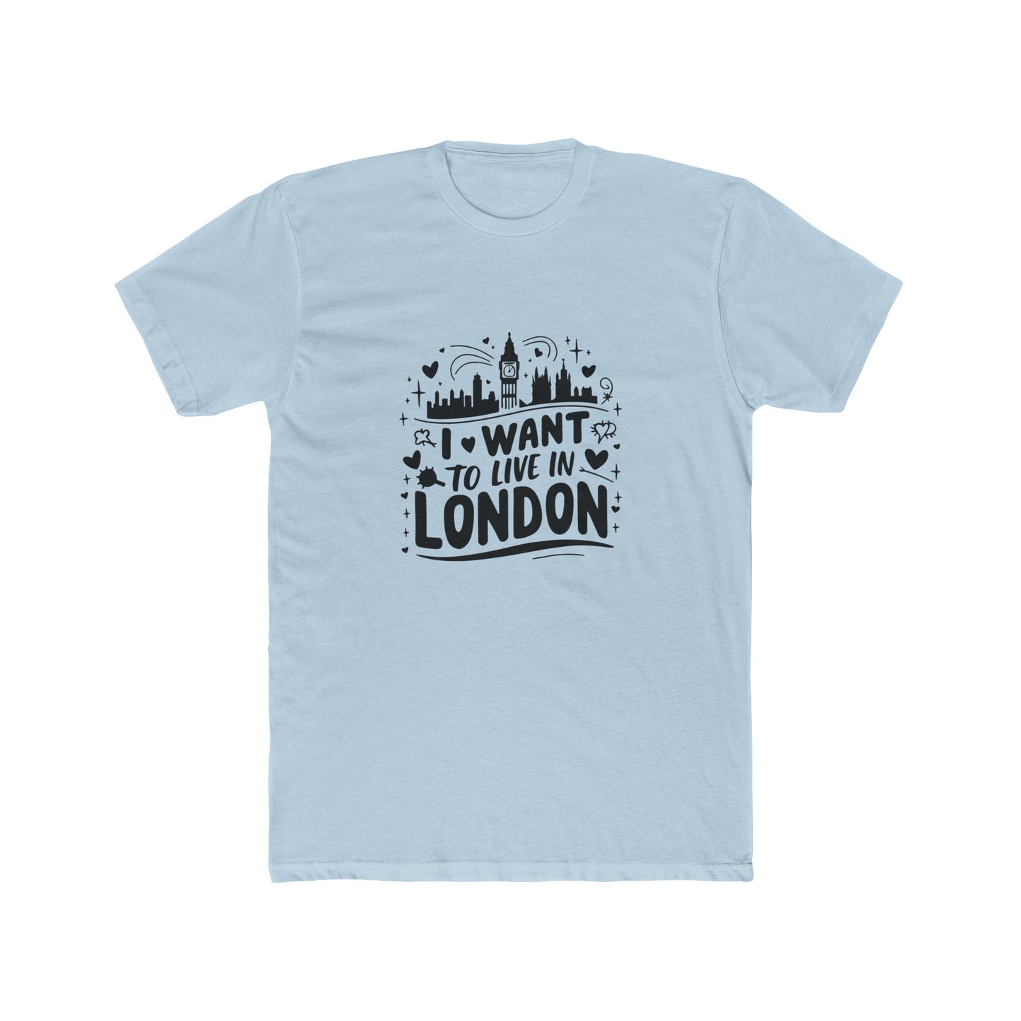 Living my best life in London Unisex Cotton Crew Tee