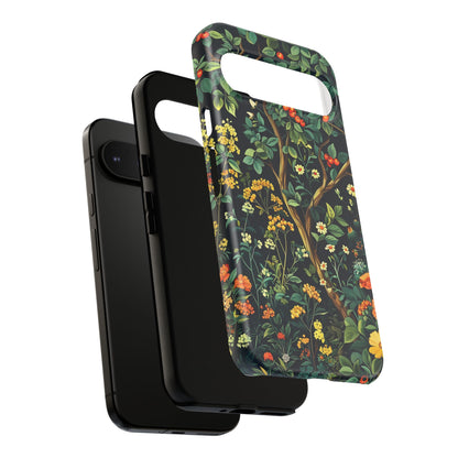 Floral Phone Case - Tough Cases, Colorful Nature Design, Gift for Flower Lovers, Phone Accessory, Unique Cell Phone Cover