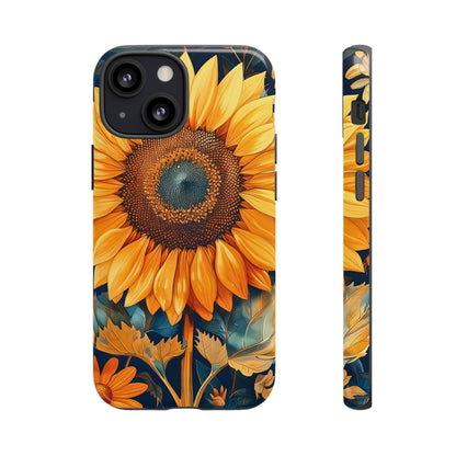 Sunflower Phone Case - Floral Design for Nature Lovers, Cute Spring Accessory, Gift for Her, Eco-Friendly Cover
