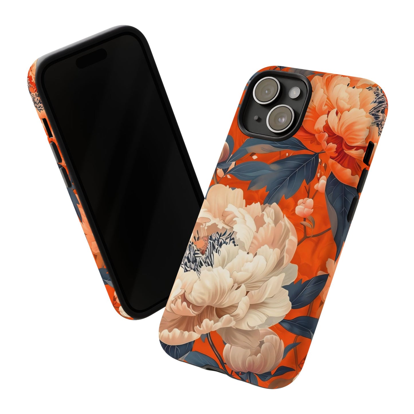 Floral Tough Case, Durable Floral Phone Case, Stylish Protection Case, Gift for Her, Spring Accessories, Mother’s Day Gift