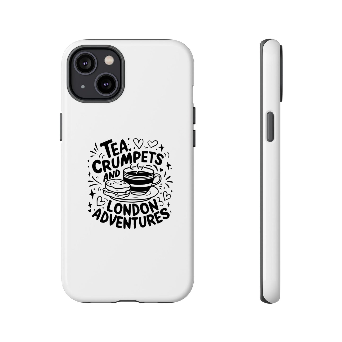 London Adventures Phone Case - Tea & Crumpets Design