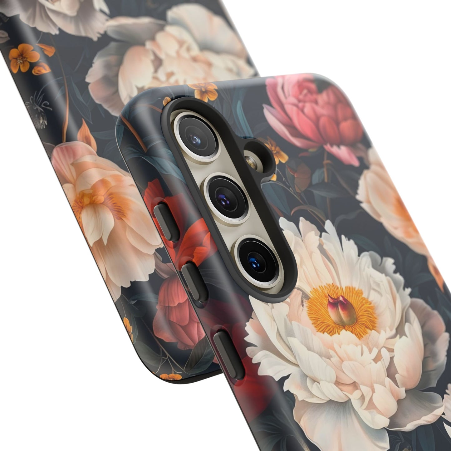 Floral Phone Case, Tough Phone Cover, Flower Design, Unique Gift for Her, Trendy Accessory, Spring Decor