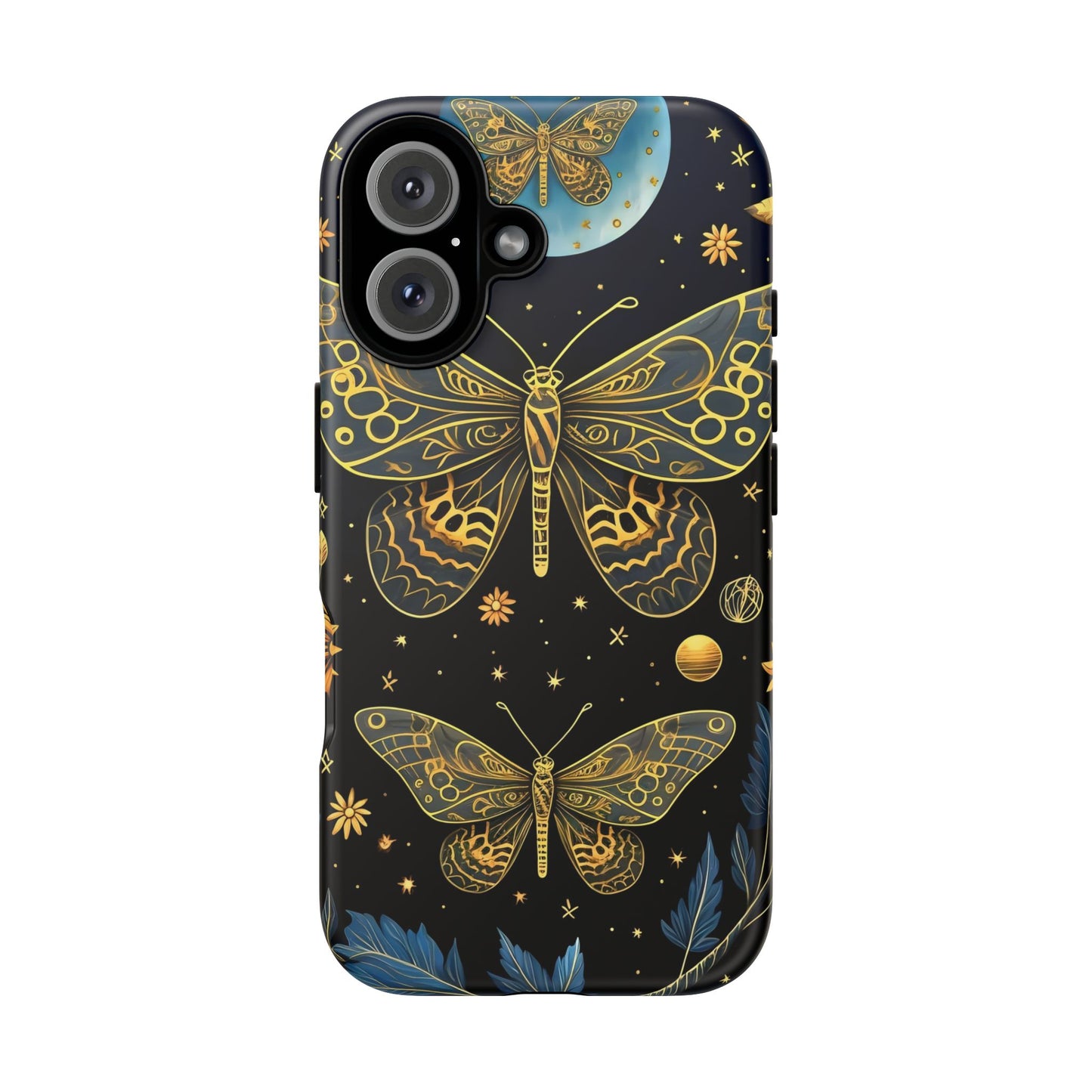 Butterfly Galaxy Phone Case | Tough Cases for Nature Lovers, Unique Phone Covers, Gift for Her, Boho Style, Floral Design
