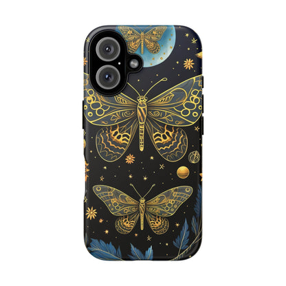 Butterfly Galaxy Phone Case | Tough Cases for Nature Lovers, Unique Phone Covers, Gift for Her, Boho Style, Floral Design