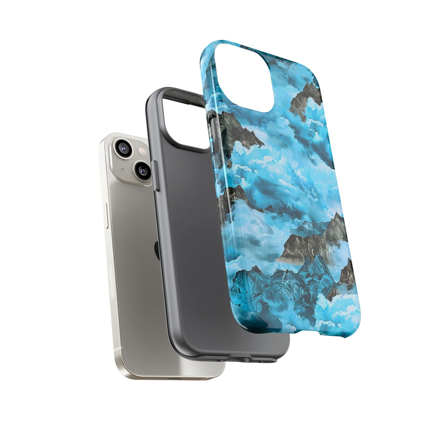 Mountain Wave Phone Case - Adventure Gear, Outdoor Gifts, Stylish Cases, Trendy Accessories, Nature Lovers