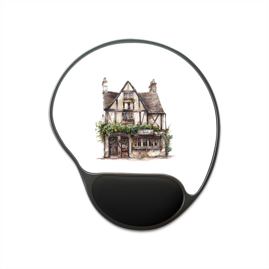 Charming Cottage Mouse Pad With Wrist Rest