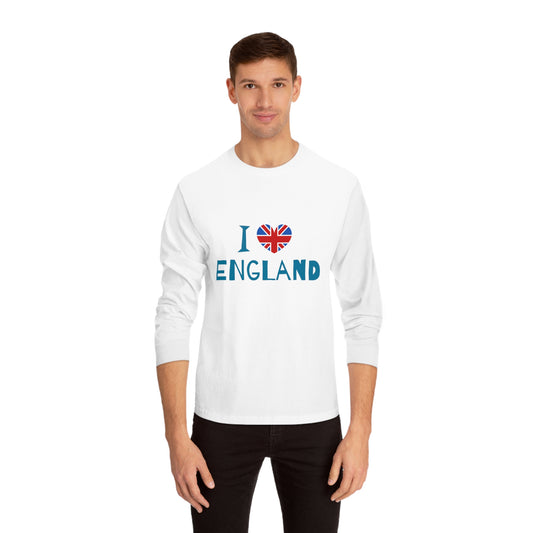 Unisex Classic Long Sleeve T-Shirt - I Love England