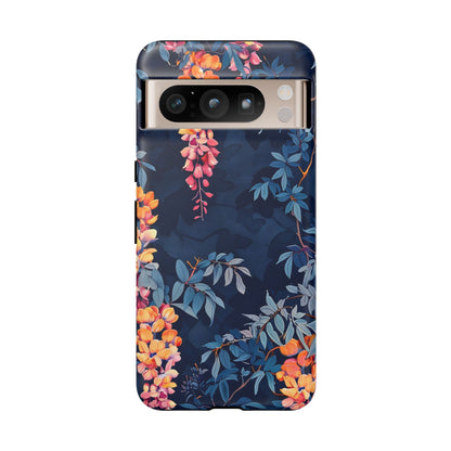 Floral iPhone Case, Tough Phone Cover, Gift for Her, Nature Lover Accessory, Spring Decor, Unique Floral Design