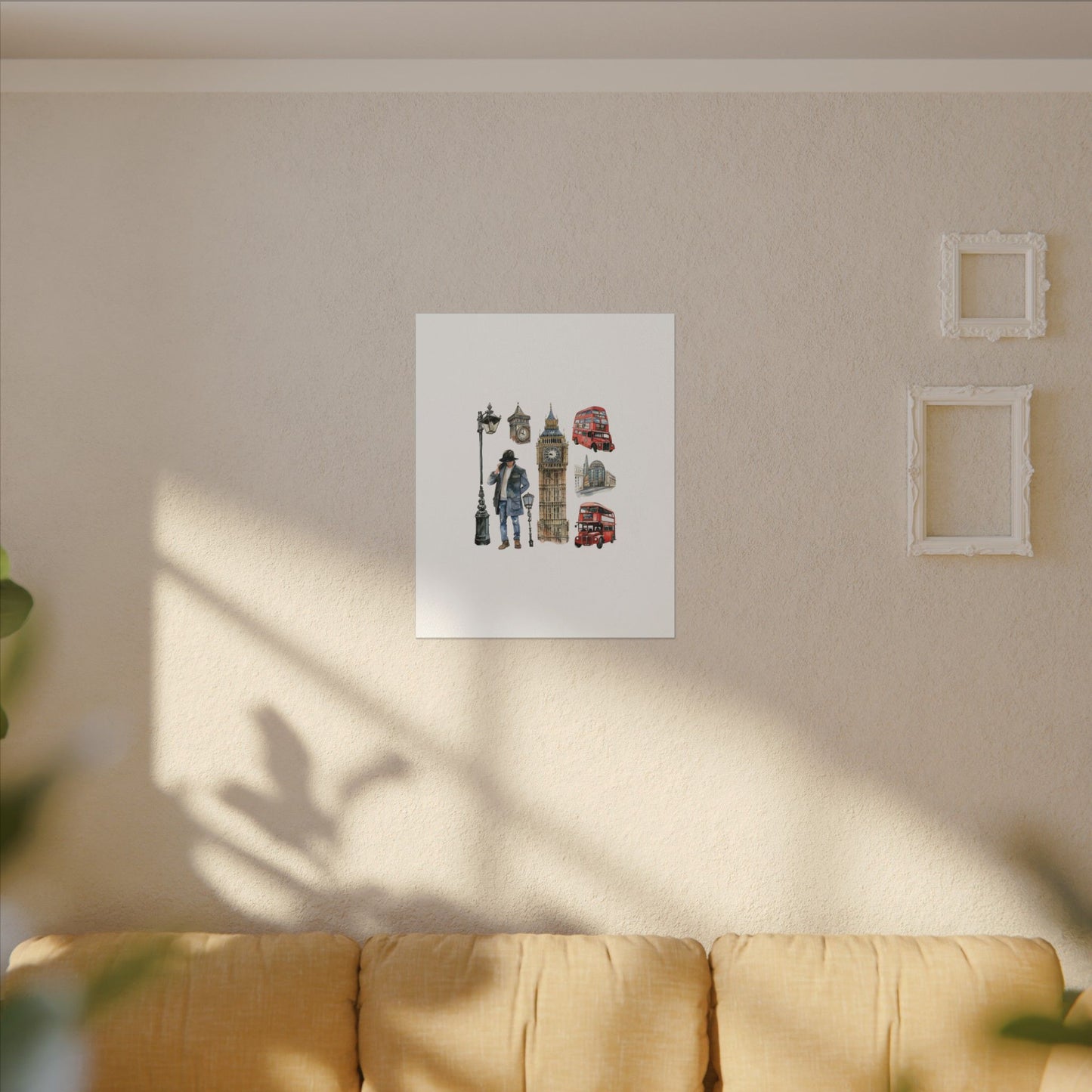 Canvas Art Print, London Skyline, Home Decor, Wall Art, Gift Idea, Travel Memories, Modern Wall Art