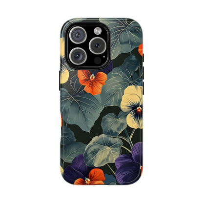 Tough Cases Floral iPhone Case, Tough Phone Cover, Stylish Floral Design, Gift for Her, Summer Vibe, Durable Protective Case