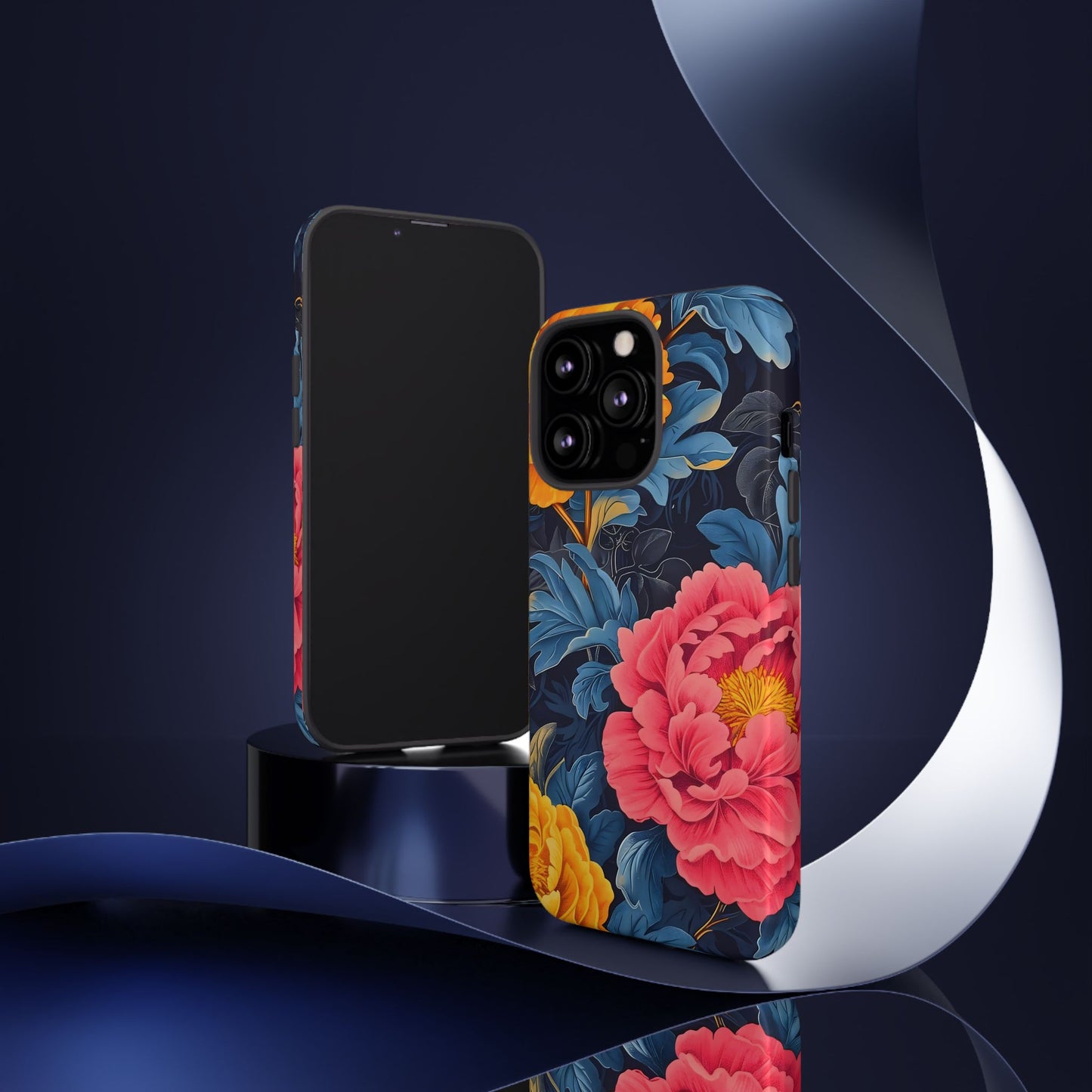 Floral Phone Case, Tough Cases, Stylish Mobile Cover, Gifts for Her, Phone Accessories, Unique Flower Design