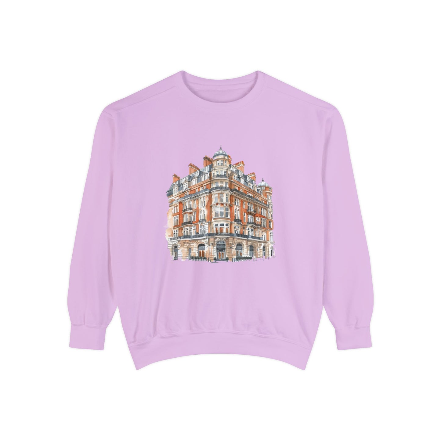 Unisex Garment-Dyed Sweatshirt - British Historic Building