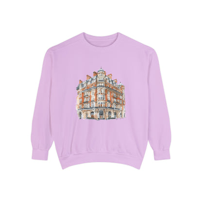 Unisex Garment-Dyed Sweatshirt - British Historic Building