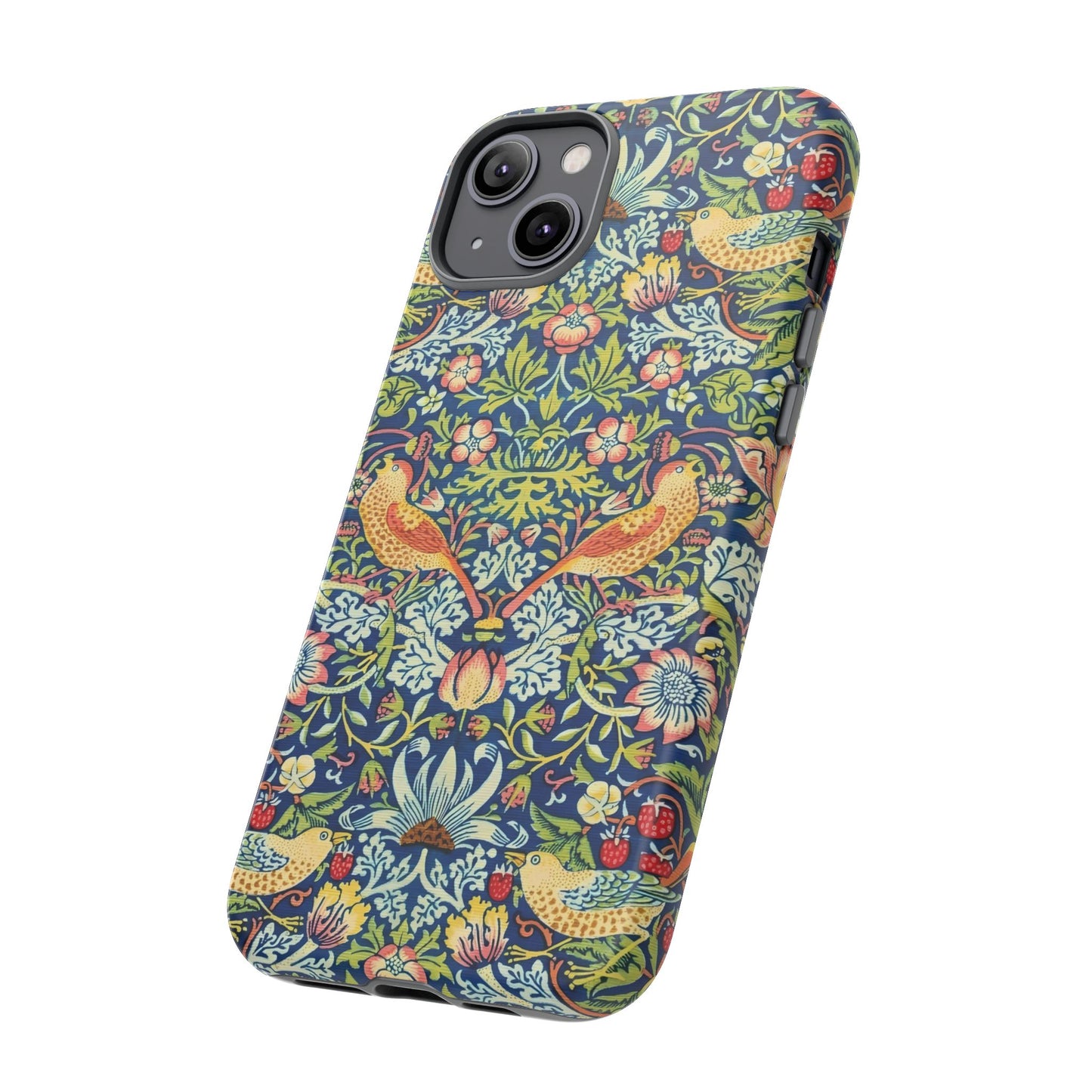 Floral Phone Case | Tough Cases, Stylish Protection, Unique Gift, Eco-Friendly, Floral Pattern, Bird Design