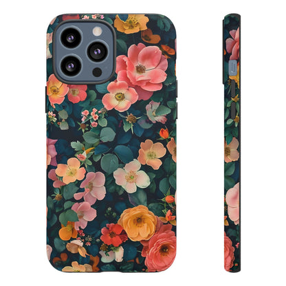 Floral Phone Case | Tough Cases | Stylish Protection, Flower Design, Gift for Her, Trendy Accessory, Cute Phone Covers, Spring Vibe