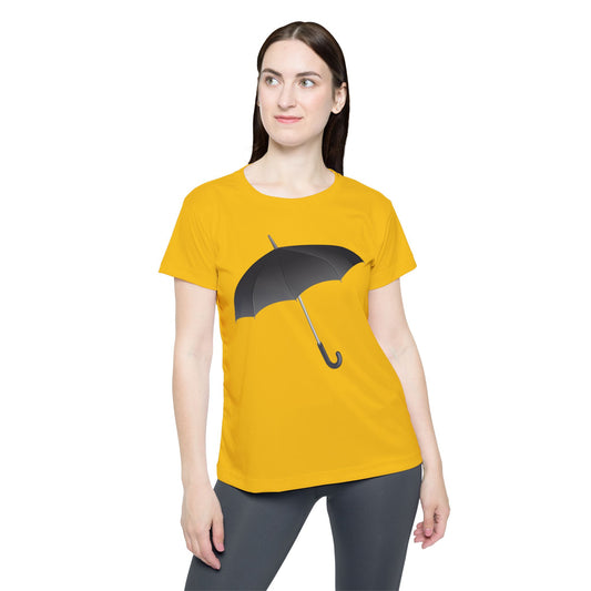 Women's Sports Jersey - Umbrella Design - Perfect for Outdoor Activities - Regal Royal Umbrella - Elegant and Majestic Design