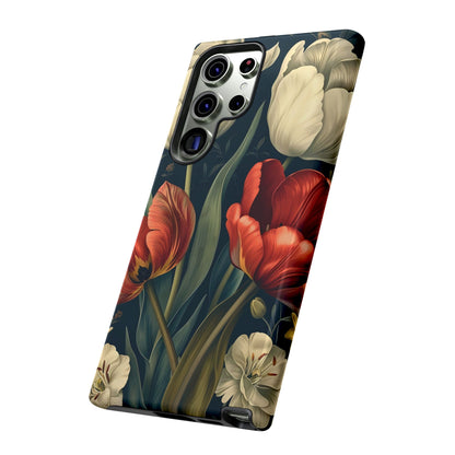 White Flower Tough Cases