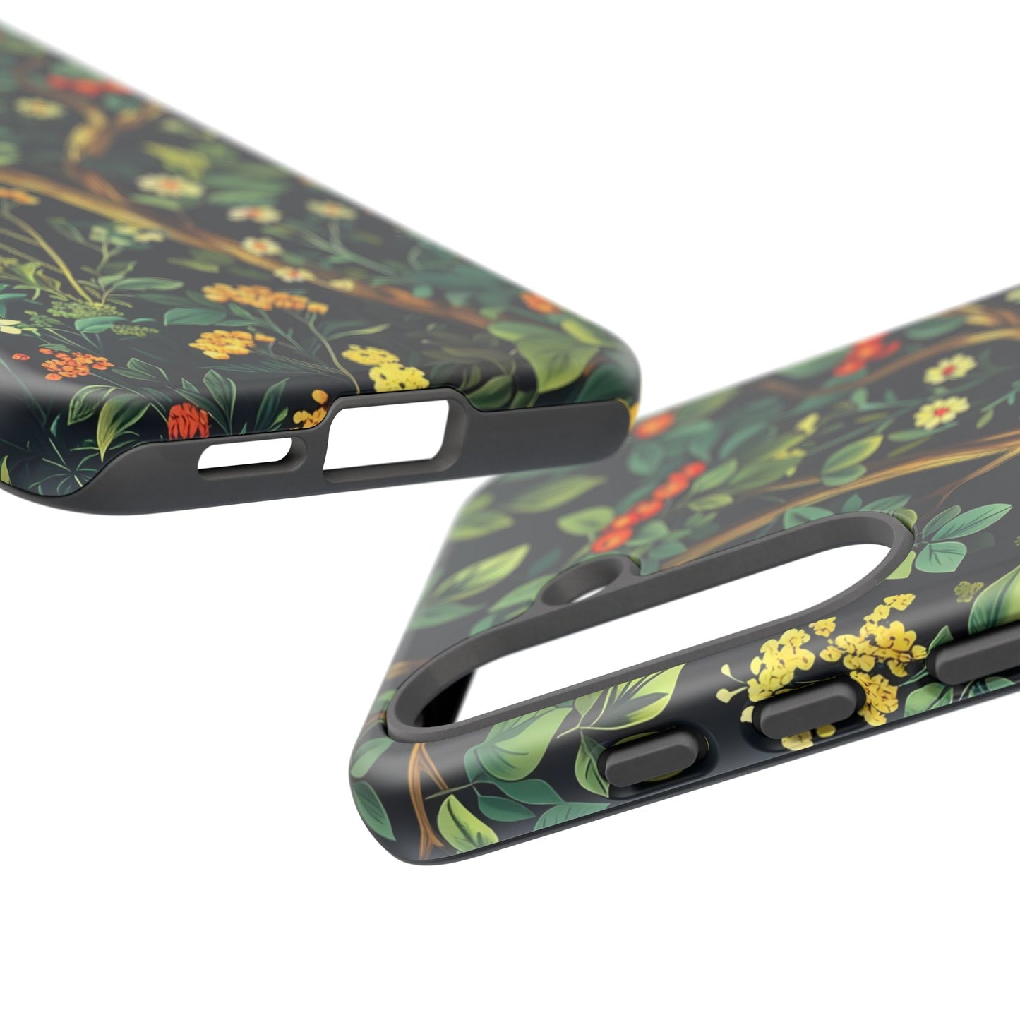 Floral iPhone Case, Nature Inspired Tough Case, Botanical Phone Cover, Eco-Friendly Gift, Unique Floral Design
