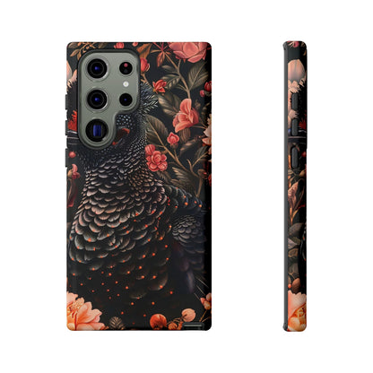 Tough Cases: Floral Design Phone Case, Stylish Protection for Your Phone, Unique Gift for Bird Lovers, Vibrant Floral Art, [...]