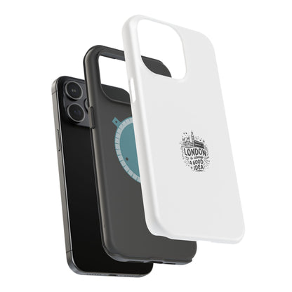 London Good Idea Magnetic Phone Case, Travel Accessories, Unique Gift, Phone Cover, London Souvenir, Custom Case