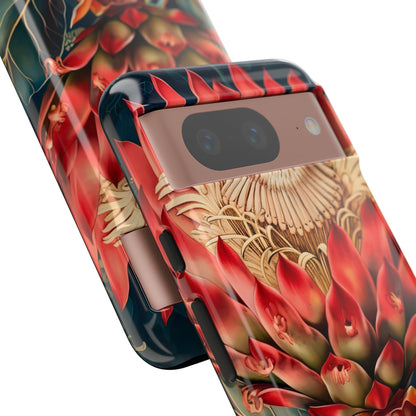 Tough Cases: Vibrant Floral Phone Case, Tough Phone Covers, Floral Art Cases, Nature Design Accessories, Gift for Nature Lovers