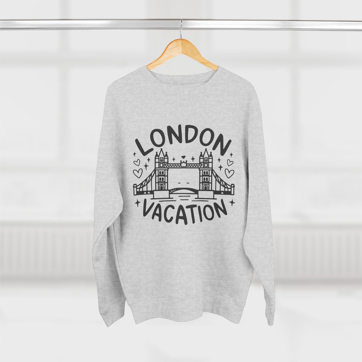 Unisex Crewneck Sweatshirt - London's Relaxing Vacation