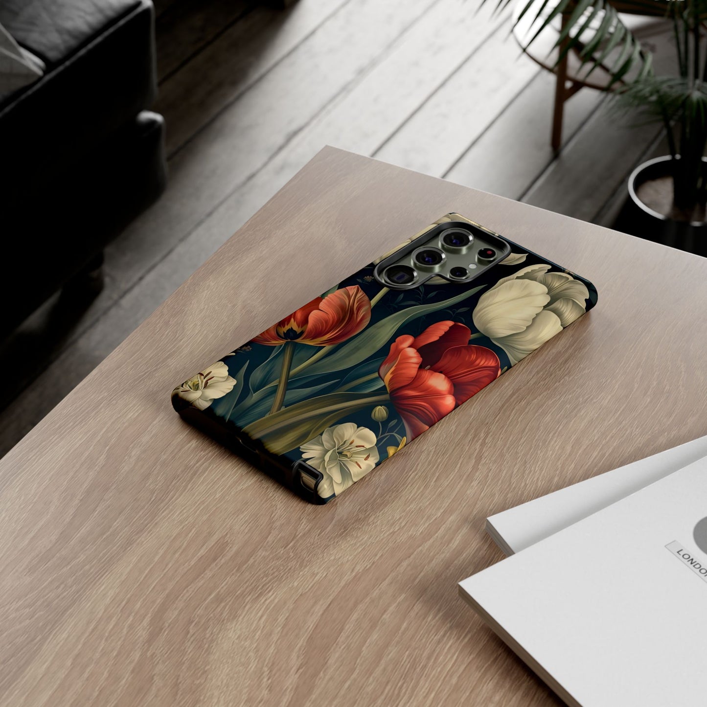 White Flower Tough Cases