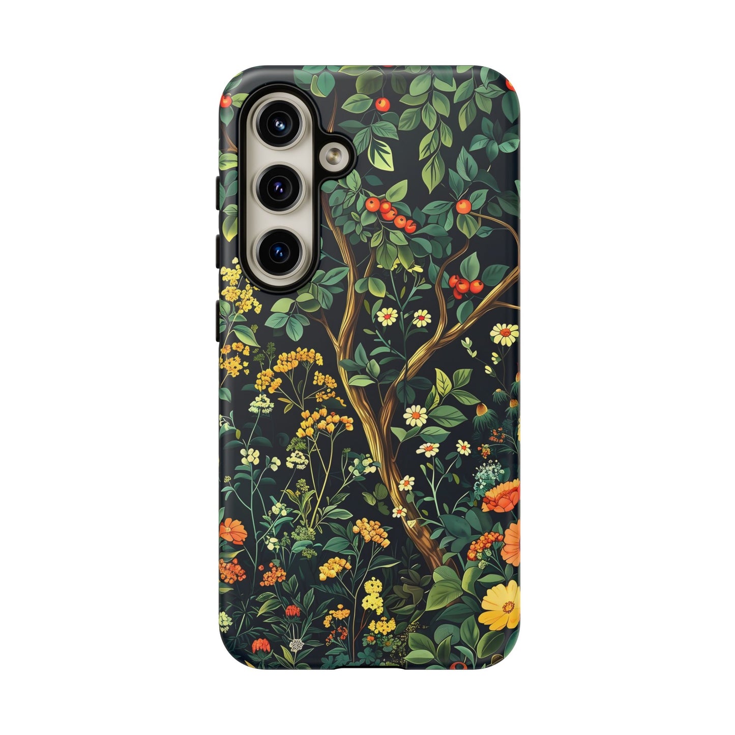 Floral Phone Case - Tough Cases, Colorful Nature Design, Gift for Flower Lovers, Phone Accessory, Unique Cell Phone Cover