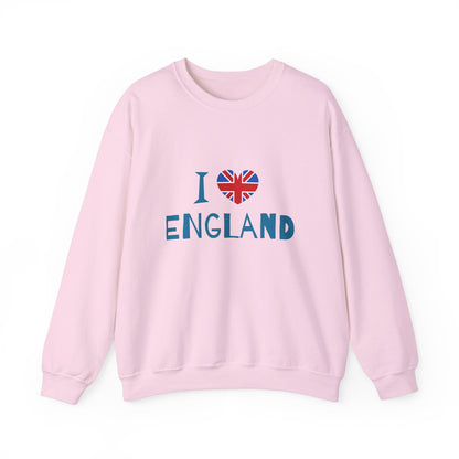 Unisex Heavy Blend™ Crewneck Sweatshirt Cozy  - I Love England