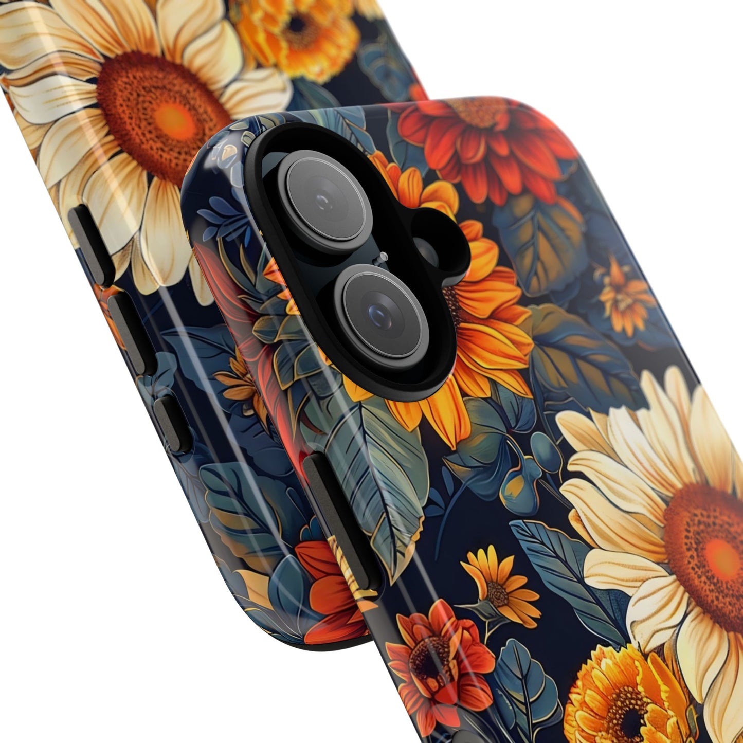 Floral Tough Phone Case | Sunflower Design, iPhone Cover, Protective Case, Gifts for Her, Floral Phone Accessory