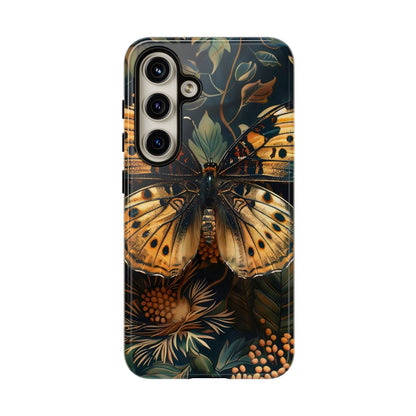 Butterfly Floral Phone Case, Tough Cases, Protective Cover, Unique Gift, Nature Lover, Art Print, Spring Decor