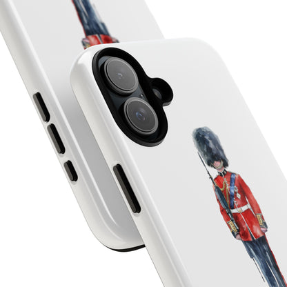 British Royal Guard Phone Case - Tough Cases, Unique Phone Cover, Gift for Her, Cute Accessory, British Soldier Design