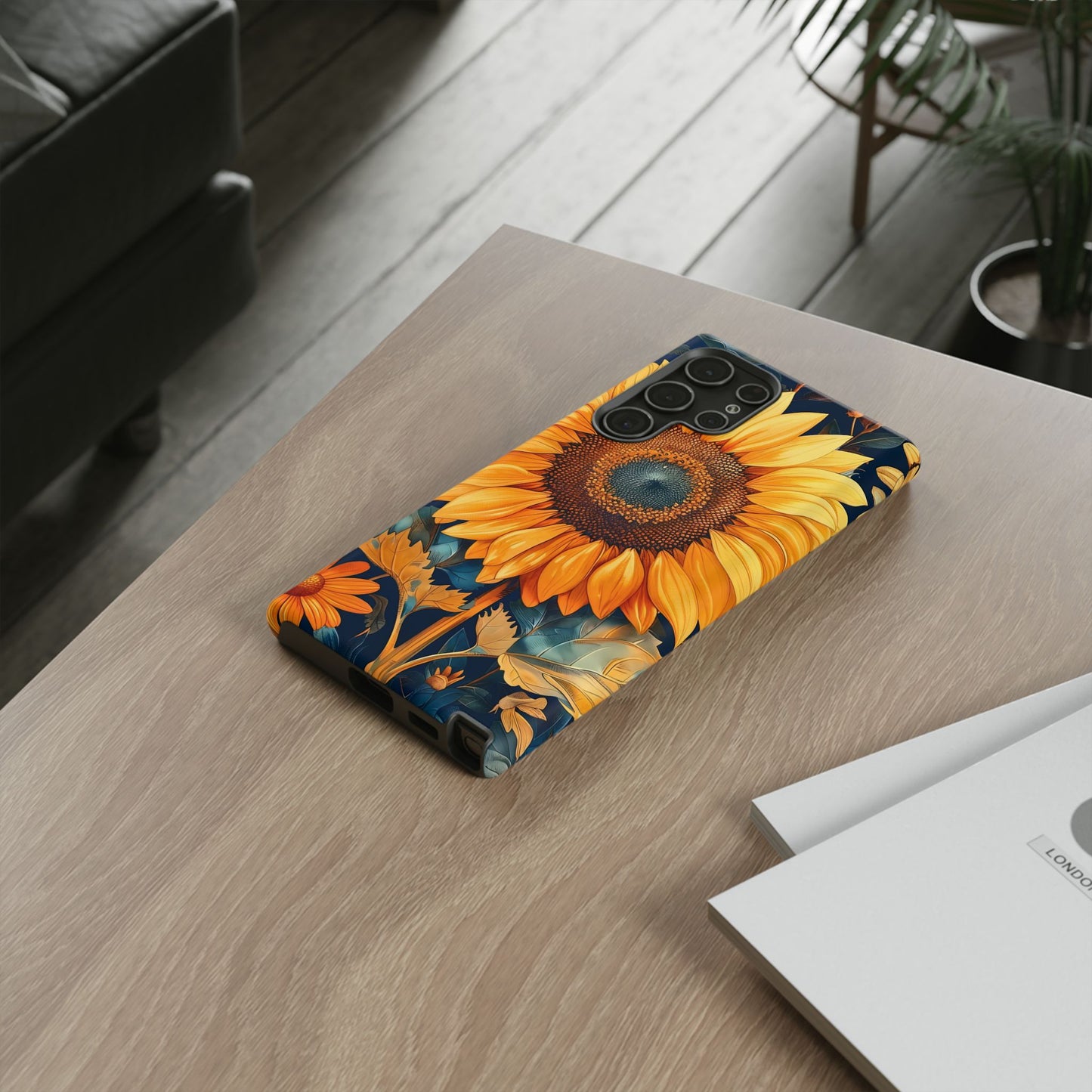 Sunflower Phone Case - Floral Design for Nature Lovers, Cute Spring Accessory, Gift for Her, Eco-Friendly Cover