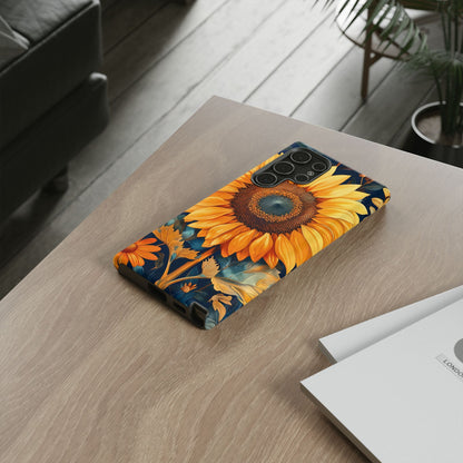 Sunflower Phone Case - Floral Design for Nature Lovers, Cute Spring Accessory, Gift for Her, Eco-Friendly Cover