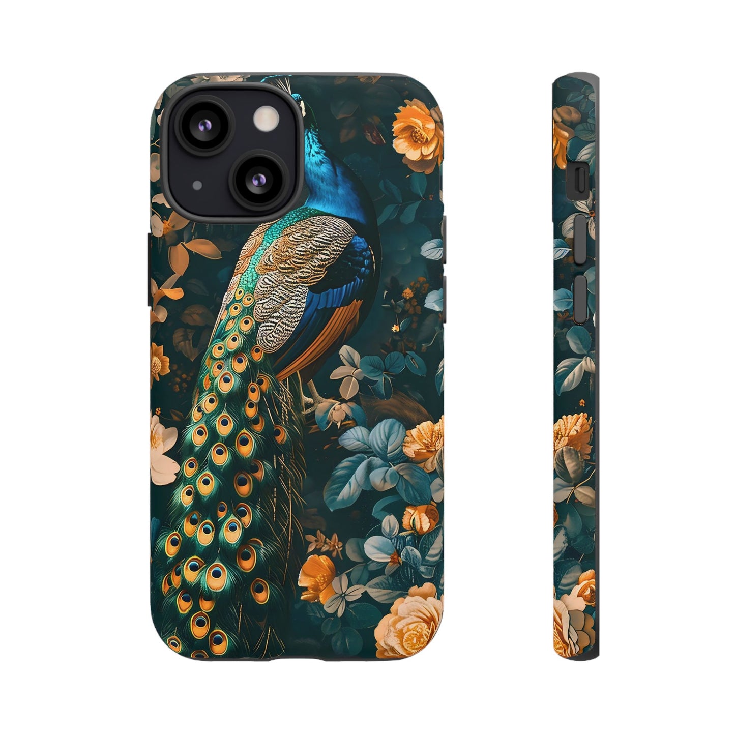 Peacock Phone Case - Elegant Floral Design, Tough Case for Protection, Unique Gift for Nature Lovers, Stylish Accessory, Eco-Friendly