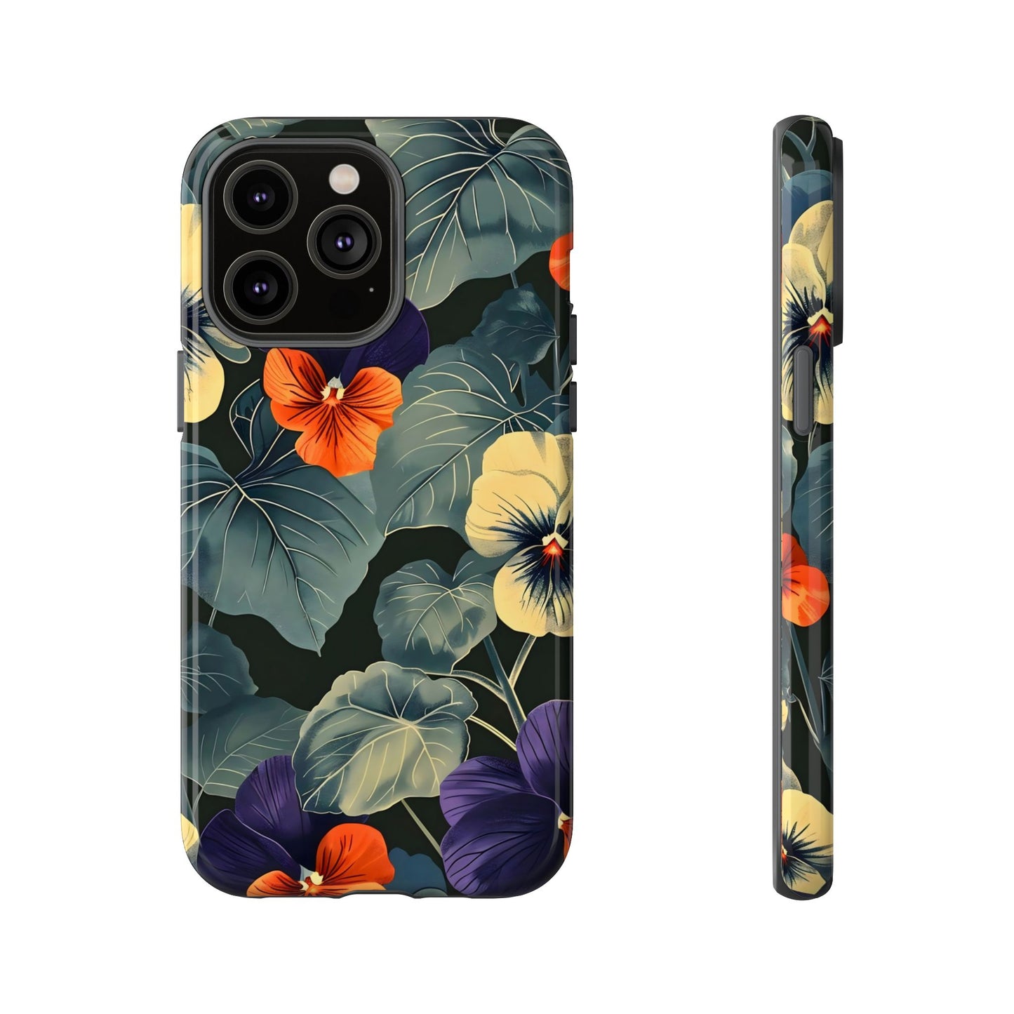 Tough Cases Floral iPhone Case, Tough Phone Cover, Stylish Floral Design, Gift for Her, Summer Vibe, Durable Protective Case