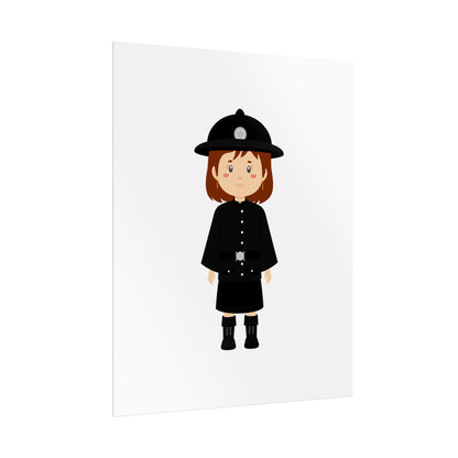 Charming Firefighter Rolled Posters for Kids' Rooms, Playful Wall Art, Fire Safety Decor, Kids' Gifts, Educational Prints