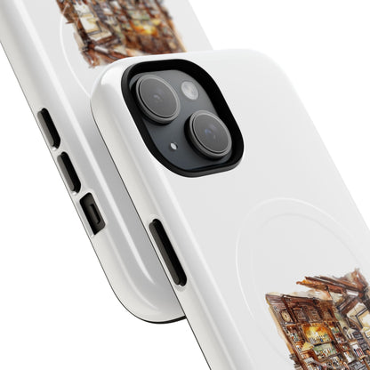 Artistic Tough Magnetic Phone Case for Secure Style, Protective Cover, Customizable Gift, Unique Accessories, Everyday Use