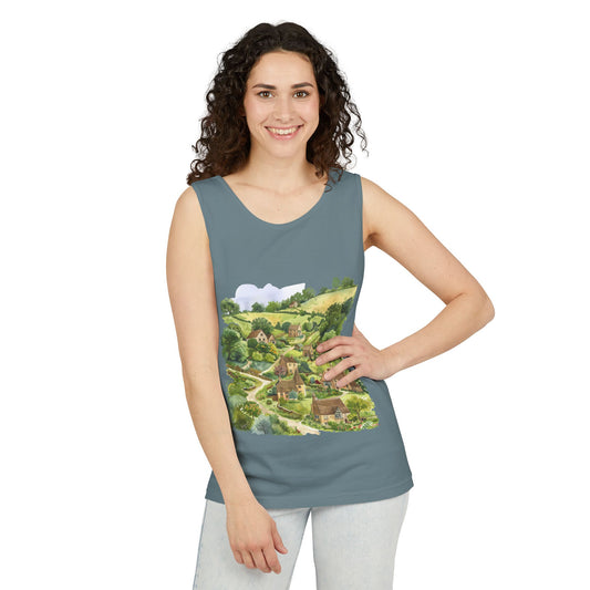 Unisex Garment-Dyed Tank Top - Street London Aesthetics