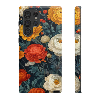 Floral Tough Case for Phones | Durable Floral Phone Cover, Boho Chic, Unique Gift for Her, Phone Protection, Flower Design