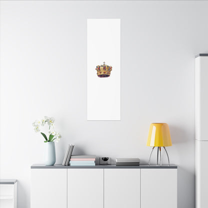 Crown Art Print, Royal Wall Decor, Matched for Home or Office, Gift for Art Lovers, Unique Royalty Artwork