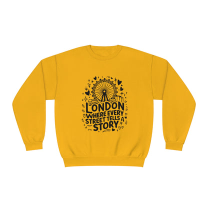 Unisex NuBlend® Crewneck Sweatshirt - London Calm Streets