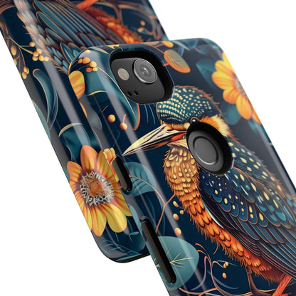 Nature-Inspired Phone Case | Artistic Bird Design | Tough Cases for Nature Lovers, Unique Gift, Eco-Friendly, Wildlife Decor