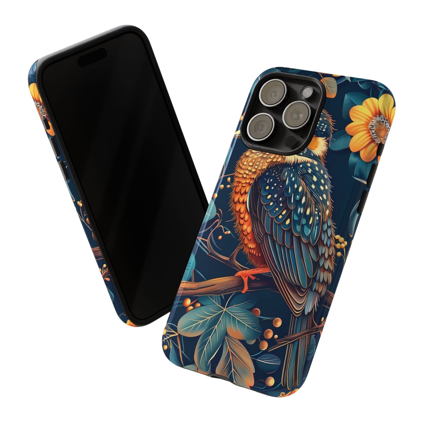 Nature-Inspired Phone Case | Artistic Bird Design | Tough Cases for Nature Lovers, Unique Gift, Eco-Friendly, Wildlife Decor