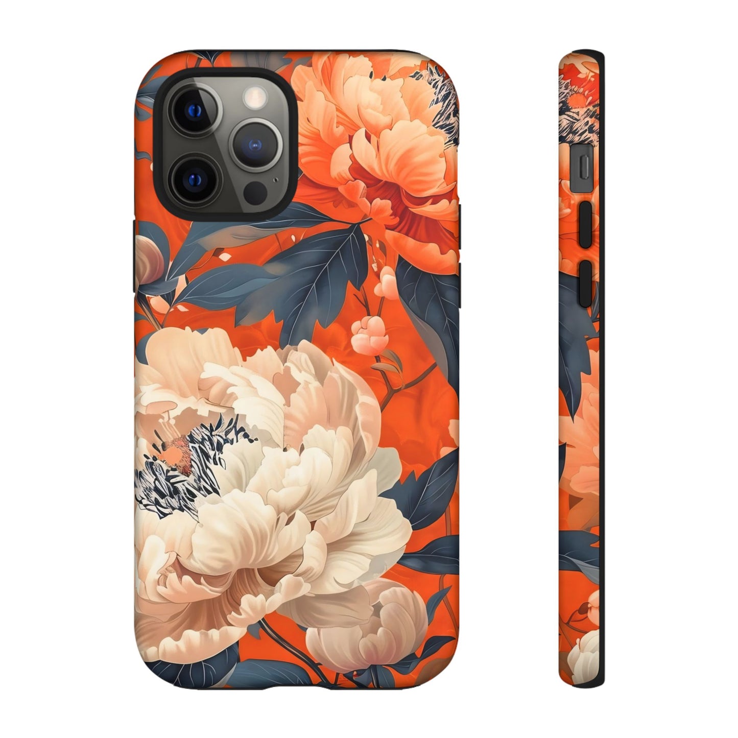 Floral Tough Case, Durable Floral Phone Case, Stylish Protection Case, Gift for Her, Spring Accessories, Mother’s Day Gift