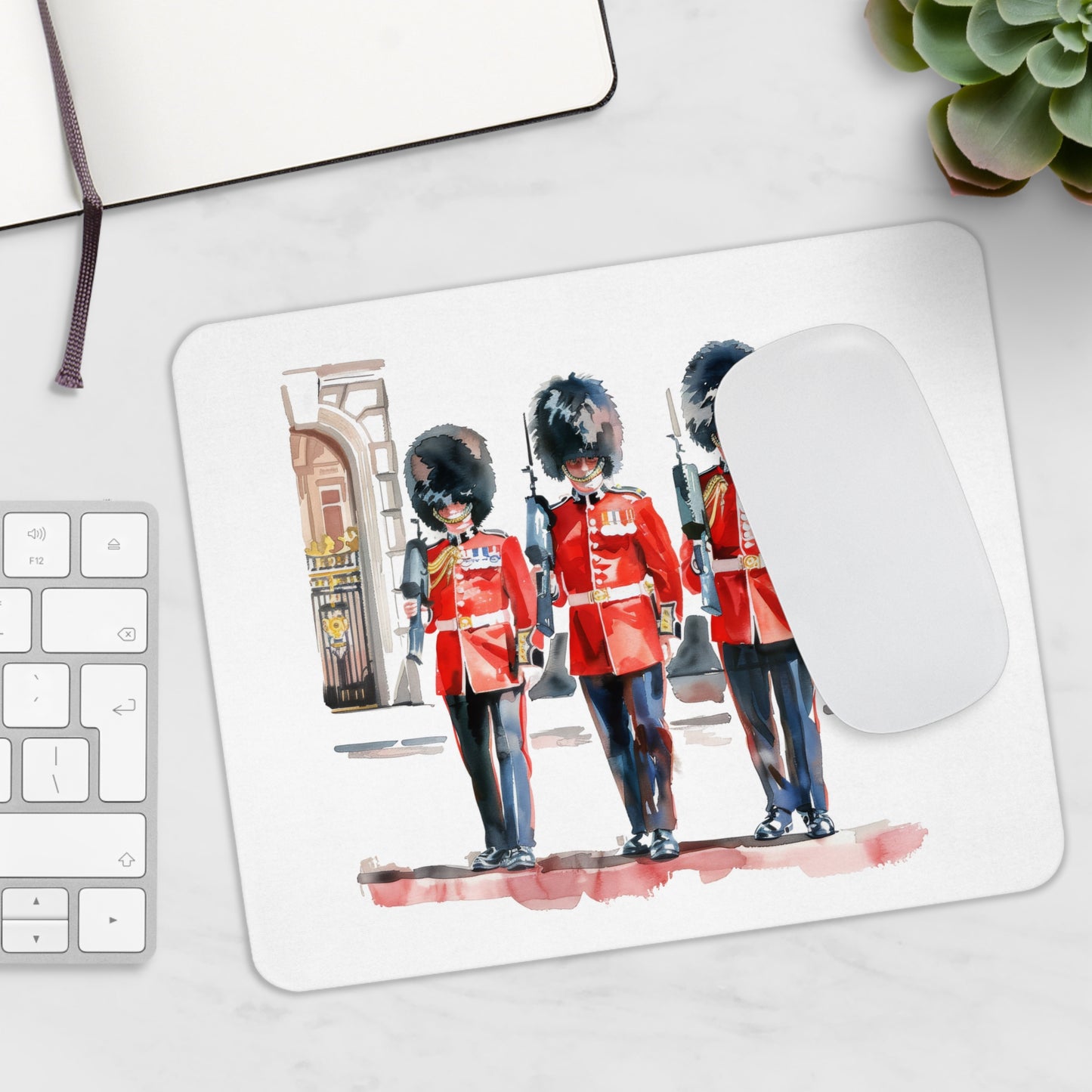 Royal Guard Mouse Pad, Stylish Desk Accessory, Perfect Gift for Home Office, London Inspired, Unique Gamer Gift